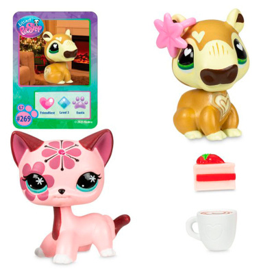 Игровой набор Littlest Pet Shop Праздники Капибара и Короткошерст Hasbro 01017_LPS 1